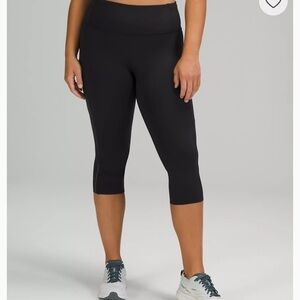 Lululemon Athletica Black Cropped Leggings